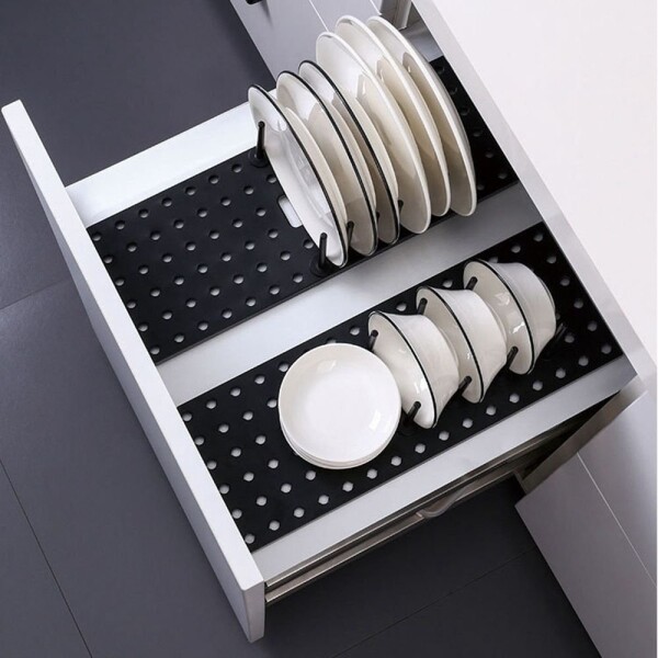 Escurridor Platos Vajilla Vasos Organizador Ajustable Cubier Escurridor Platos Vajilla Vasos Organizador Ajustable Cubier