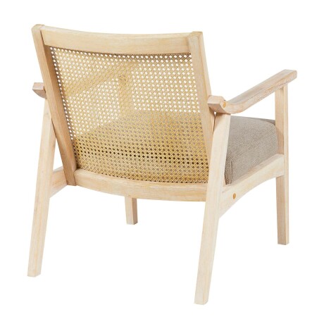BUTACA MADERA-Y-TELA NATURAL-BEIGE DAKOTA NATURAL