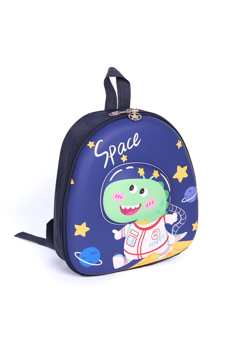 Mochila infantil rígida escolar Azul
