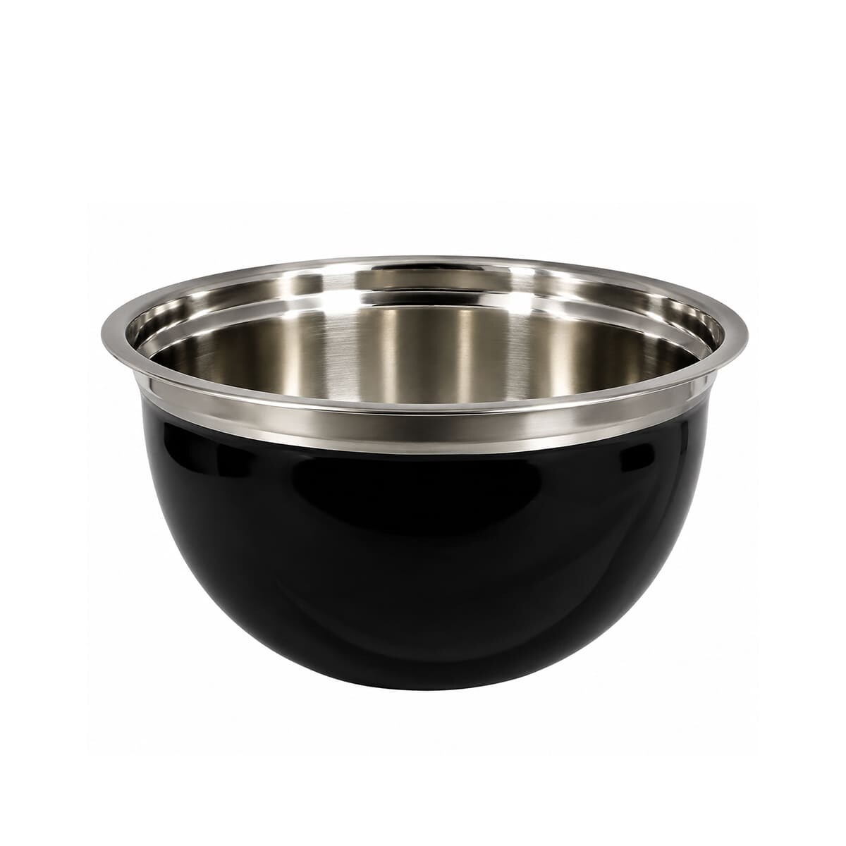 Bowl aleman acero inox 25 cm negro PRISMA 