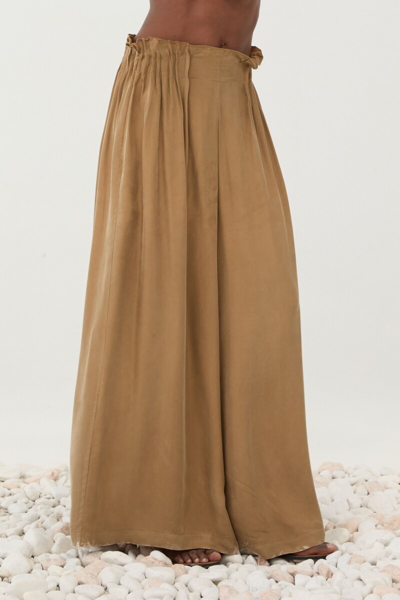 PANTALÓN PALAZZO Camel