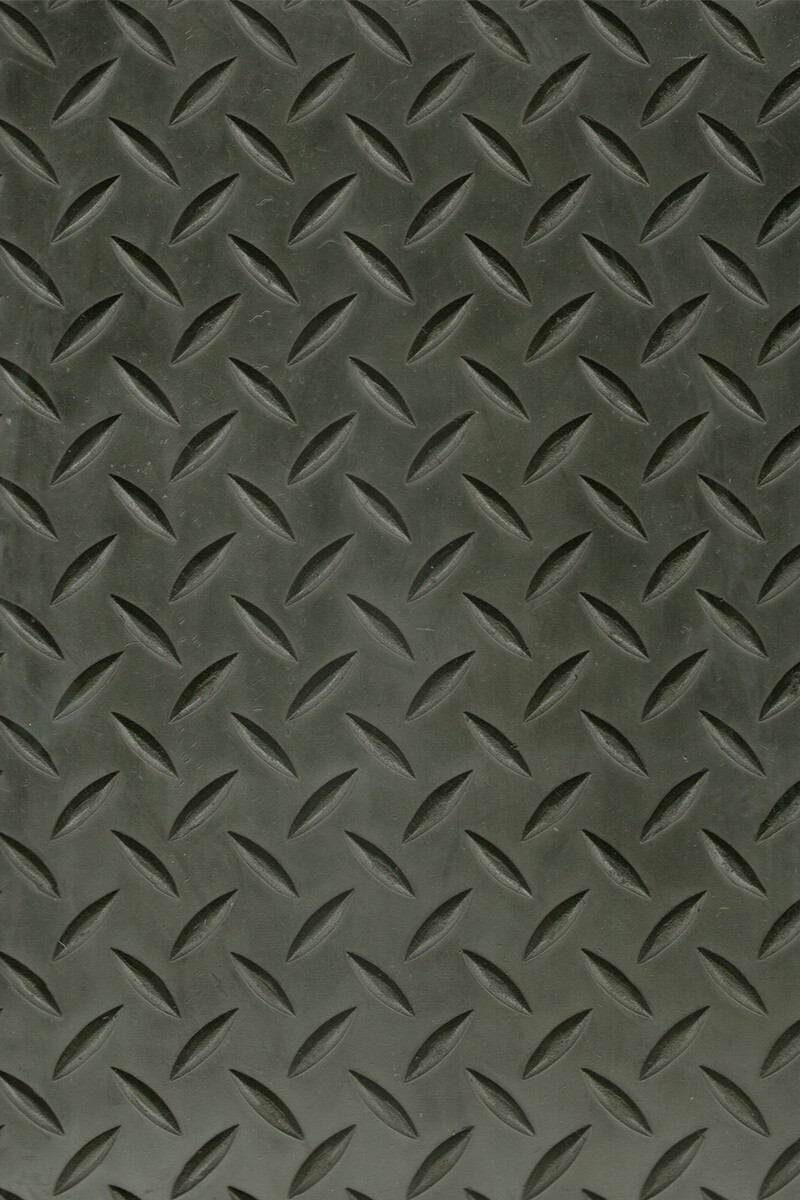 GOMA DIAMANTE PISO DE GOMA DIAMANTE NEGRO 9001 3MM ANCHO 1,50M