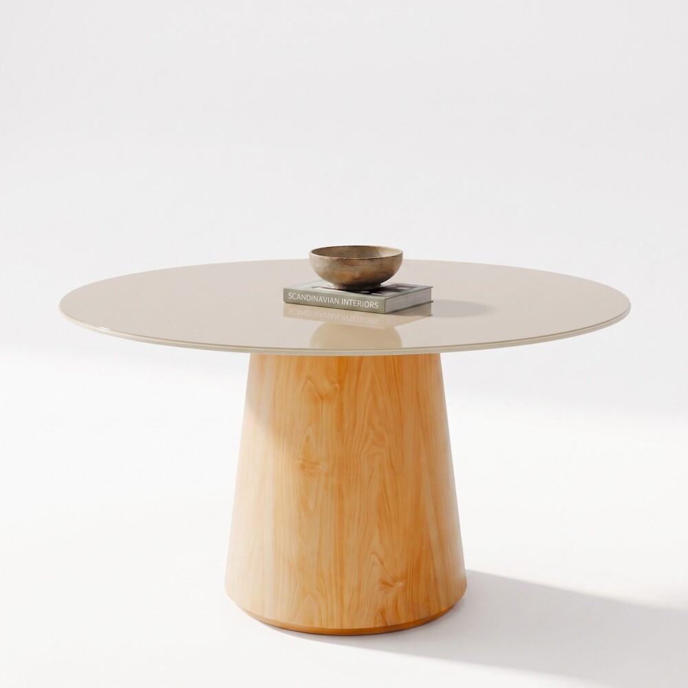 Mesa de comedor Zara 1.35 - Línea Manhattan Off White