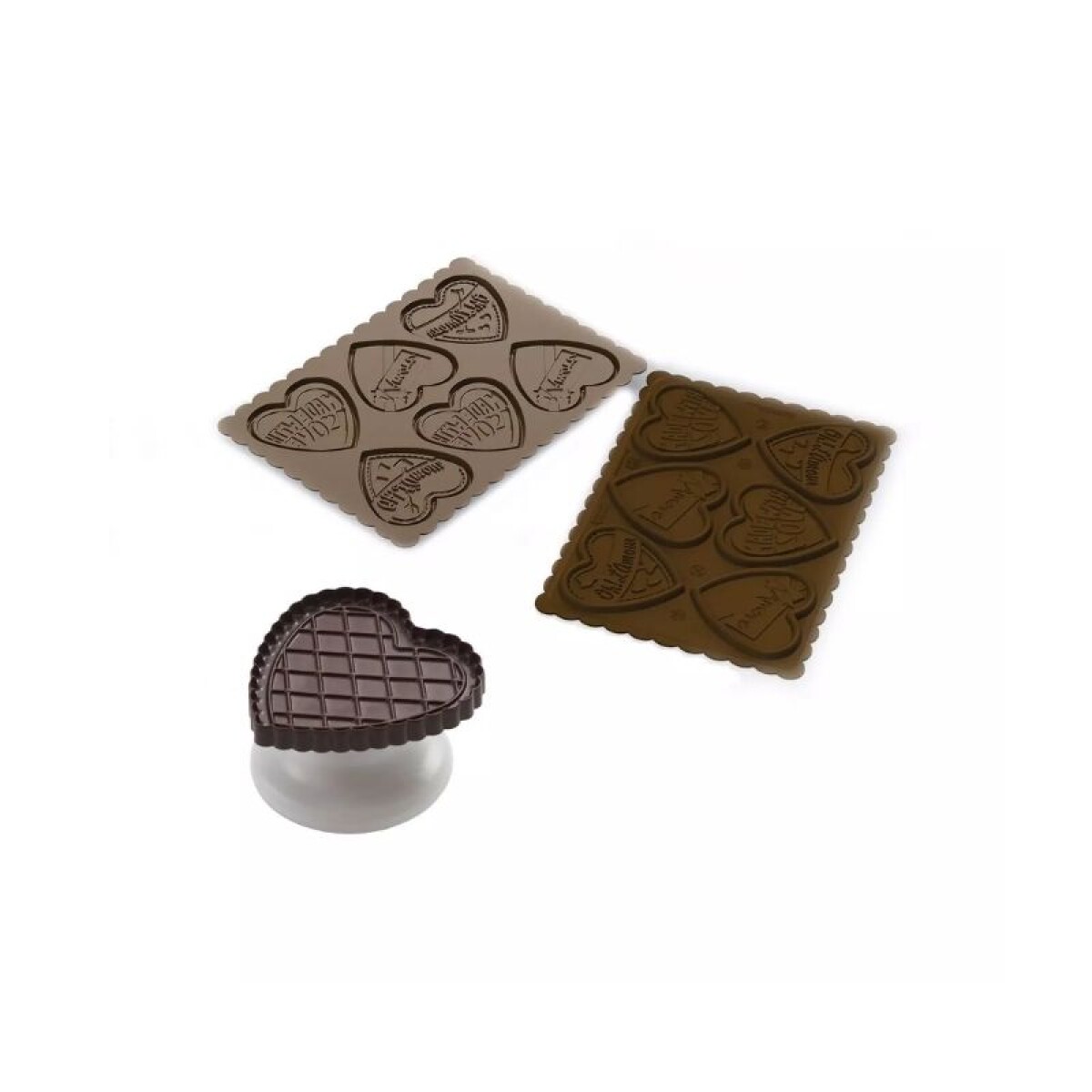 SILIKOMART CKC06 COOKIE LOVE SLIM MOLDE SILICONA 