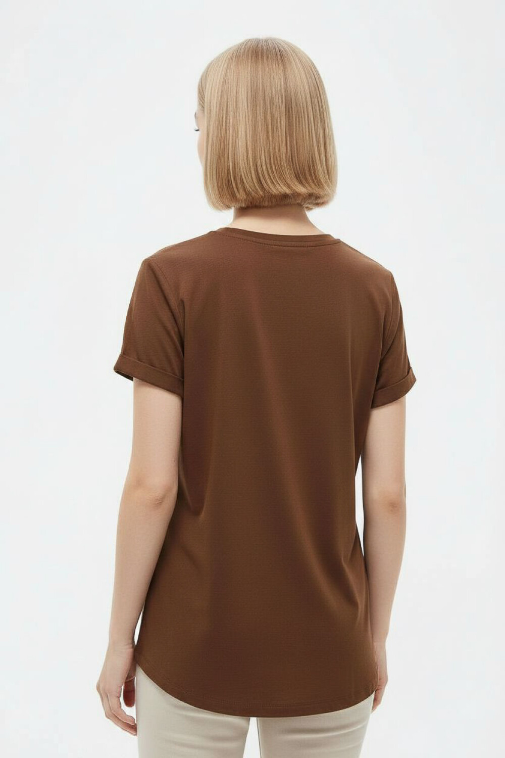 Remera Cordata Marron