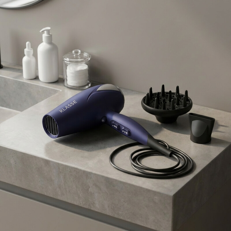Secador De Cabello Klasse 2100w Con Boquilla Y Difusor Secador De Cabello Klasse 2100w Con Boquilla Y Difusor