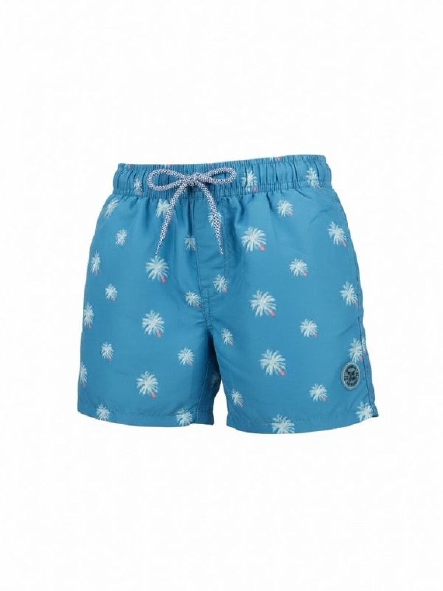 Short de Baño Niño N+ - Azul Piedra 