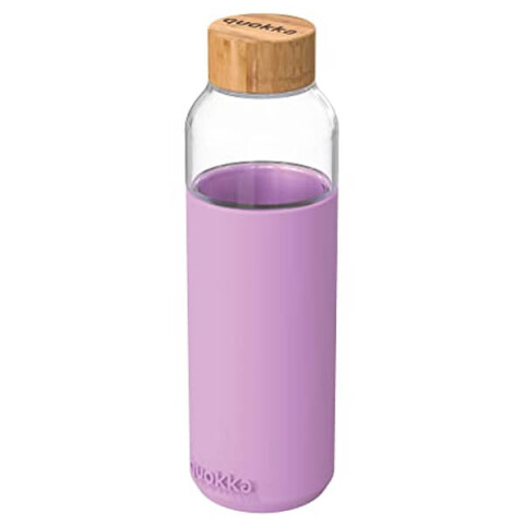 Botella de Vidrio Quokka Flow 660 ml Color Violeta