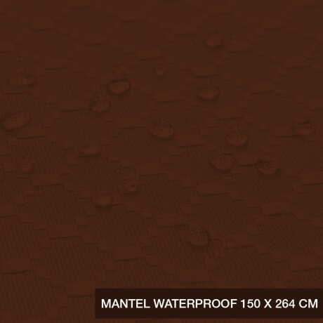 Mantel Impermeable Rectangular Protector p/Mesa de 150x264cm Marrón