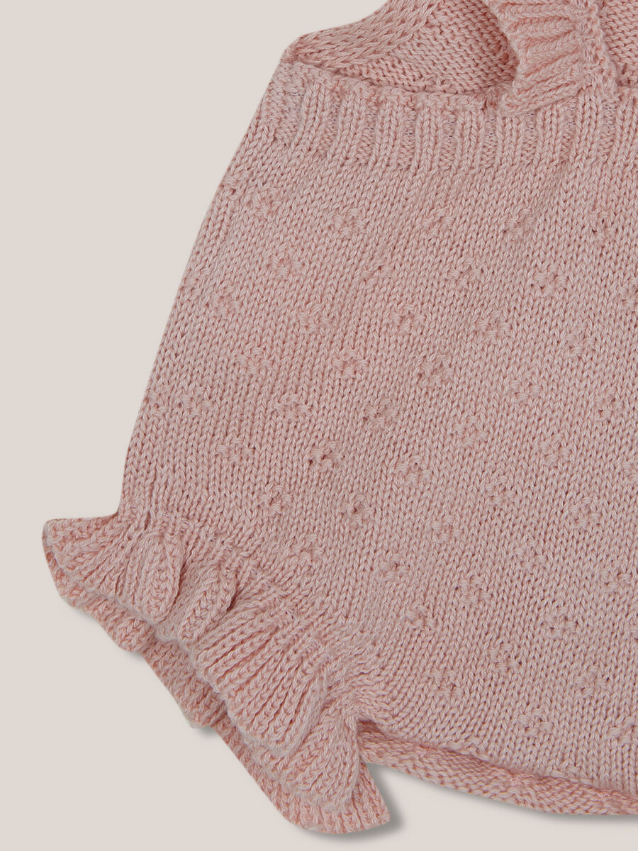 Ranita De Calados Con Volanates Rosa
