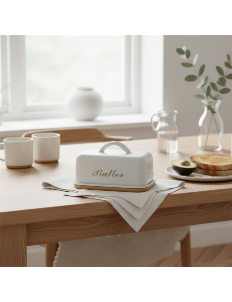 MANTEQUERA DE METAL 15x10x8.5CM NATURAL MANTEQUERA DE METAL 15x10x8.5CM NATURAL