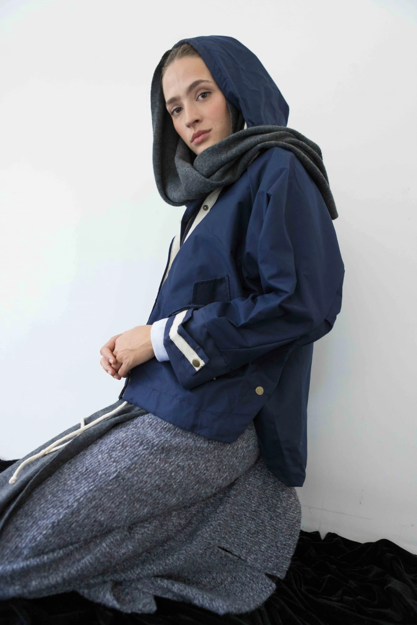 Rainy Jacket azul marino xs/s