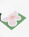 Útiles Varios Set de Notas Sticky Notes De Flor - Combinacion Bicolor