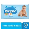 Toallitas Húmedas Babysec Ultra Sec X50