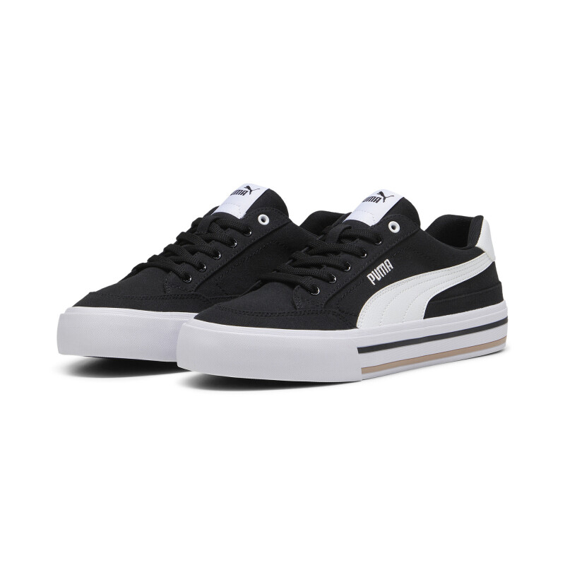 Championes Puma Court Classic Vulc de Hombre - 396353 03 Negro-blanco