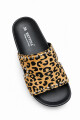 Sandalia zueco plataforma BT401 Animal-print