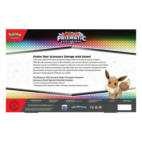 Pokémon TCG: Scarlet & Violet - Prismatic Evolutions - Accessory Pouch Special Collection [Inglés] Pokémon TCG: Scarlet & Violet - Prismatic Evolutions - Accessory Pouch Special Collection [Inglés]
