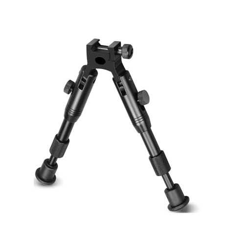 Bípode pequeño para rifle - hasta 18cm Negro