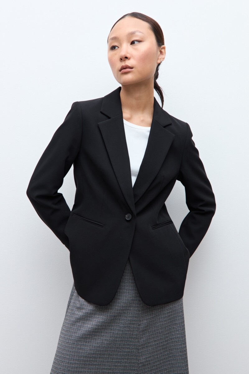 Blazer clásico negro
