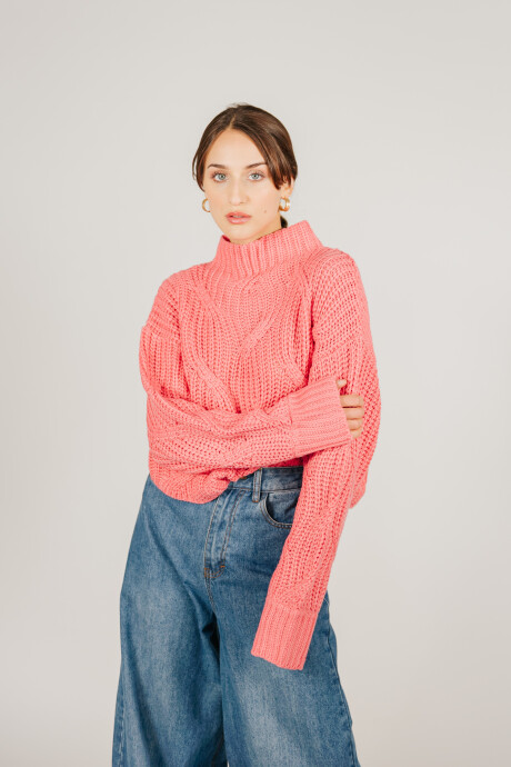 Sweater Cooma Rosa Oscuro