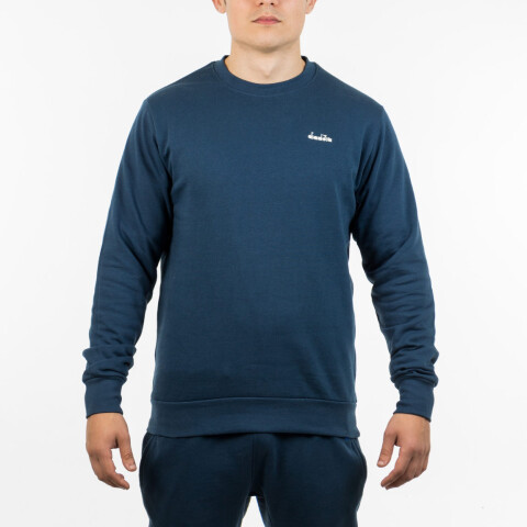 Diadora Men's Crew Sweater - NAVY Marino