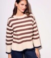 Sweater Rayado Marron