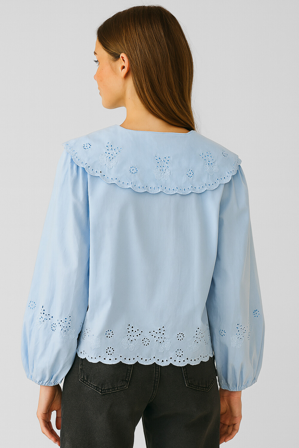 Camisa Serva Celeste