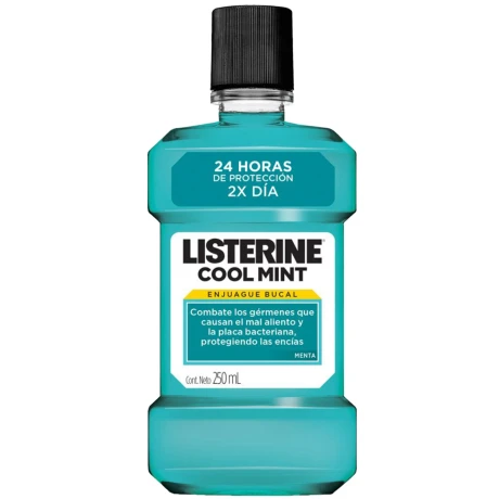 ENJUAGUE BUCAL LISTERINE COOL MINT 250 ML ENJUAGUE BUCAL LISTERINE COOL MINT 250 ML