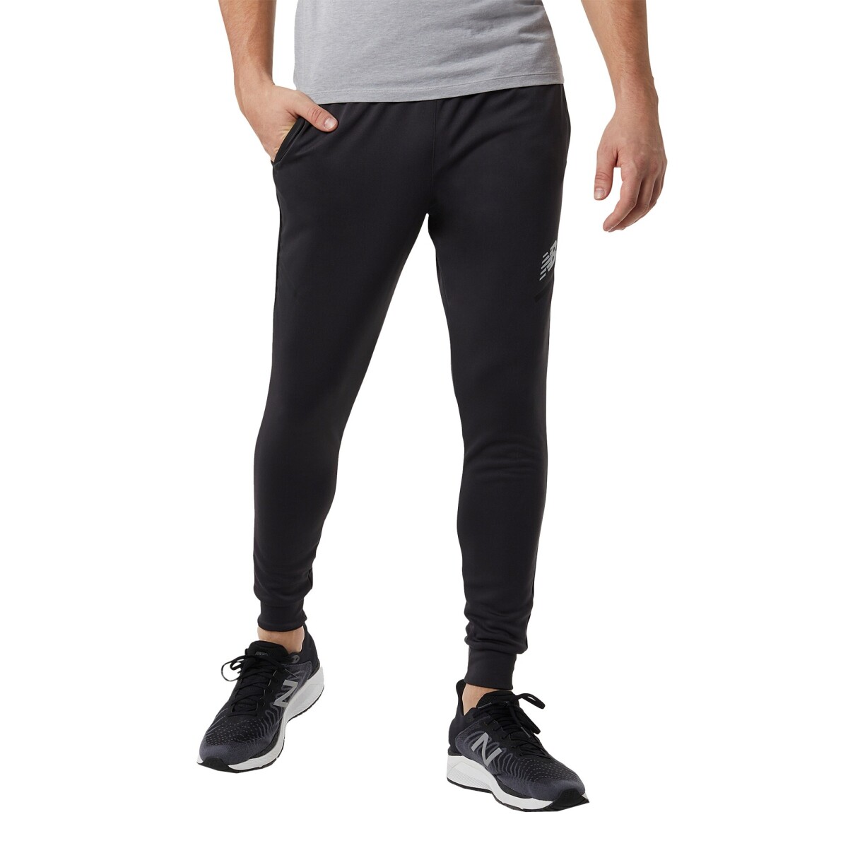 Pantalon New Balance Training Hombre Tenacity Grey - S/C 