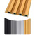 Pack x50 Wpc Simil Madera Wall Panel Lambrin 2.90x16.7 Color Marron Madera