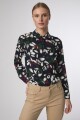 Camisa estampada azul marino