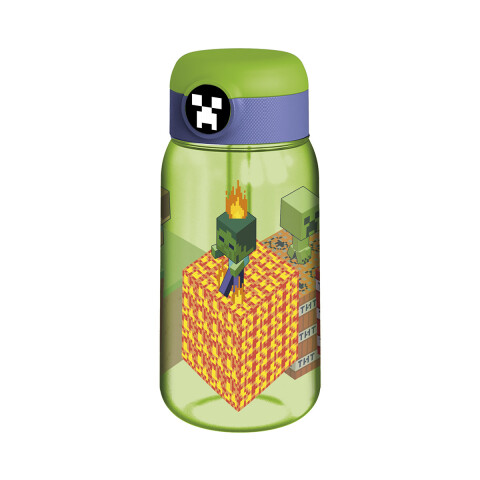 Botella Plástica Cantimplora Minecraft 510 ml U