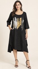 VESTIDO MILA Negro