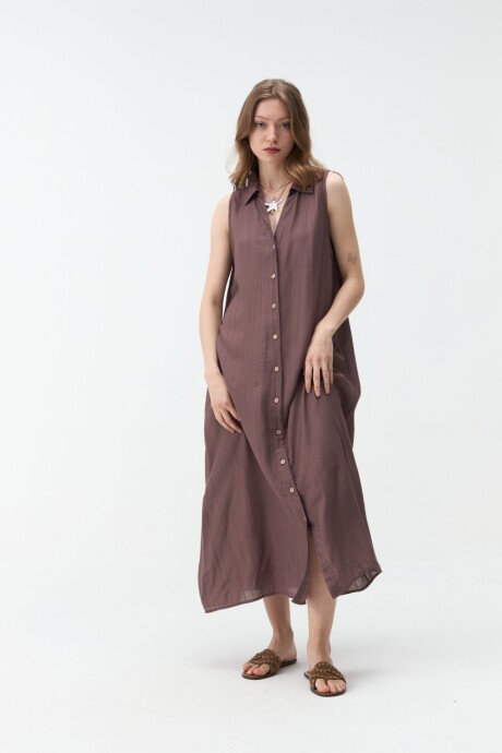 VESTIDO AVENIA Bordó