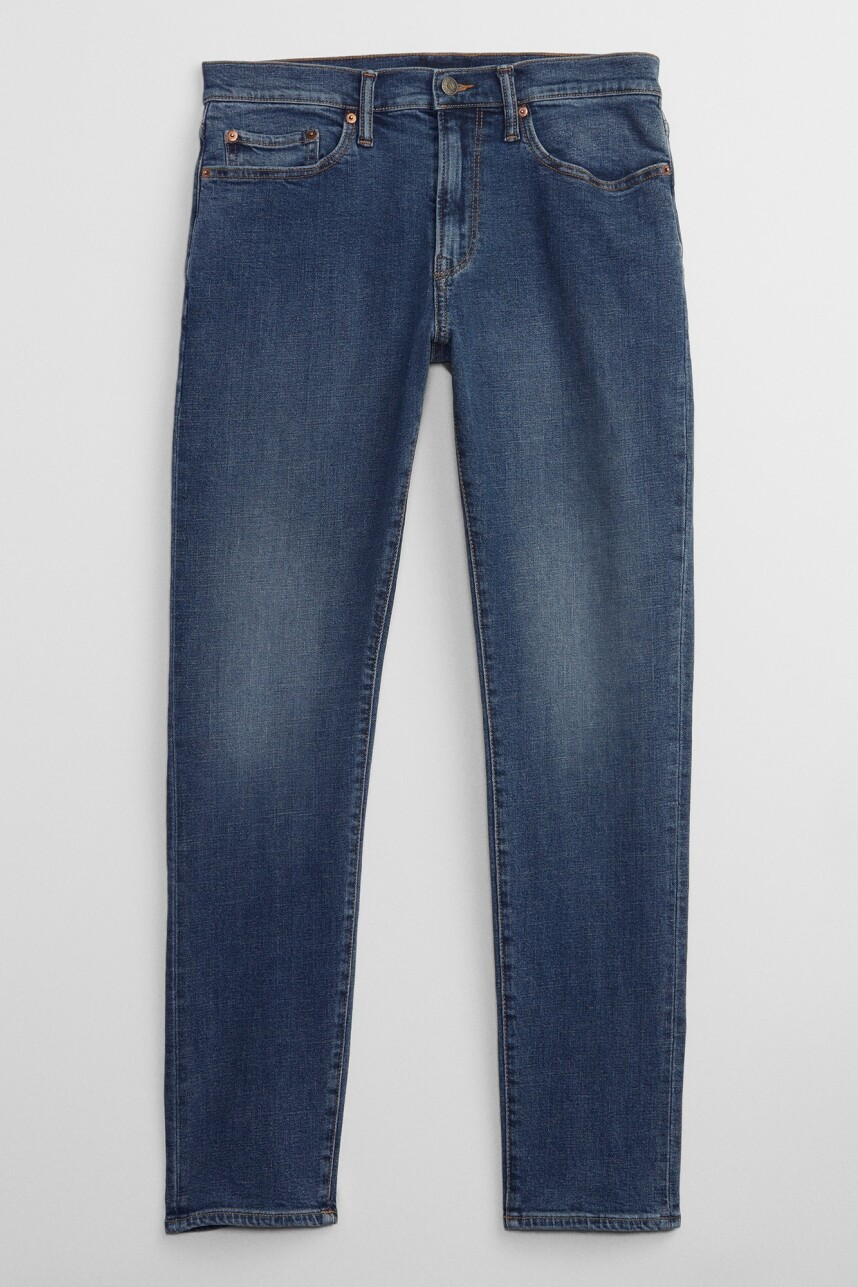 Jean Slim Taper Hombre Medium Indigo