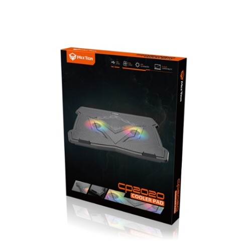Bandeja cooler Meetion RGB CP2020 X2 Bandeja cooler Meetion RGB CP2020 X2
