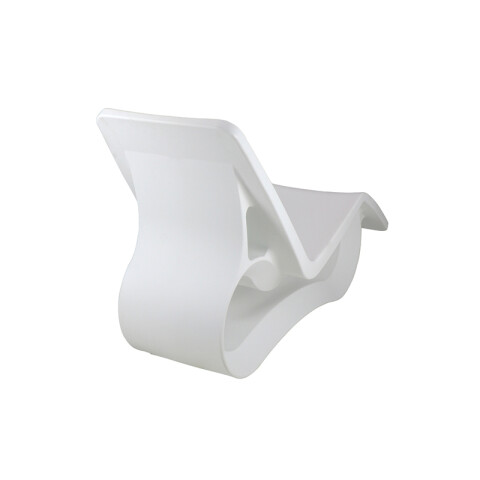 Reposera blanca en polipropileno "OCTO" TD0780