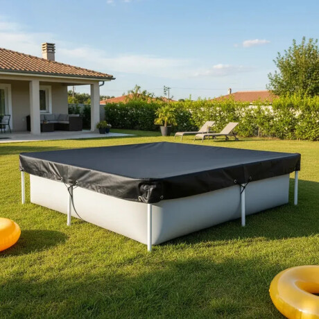 Cobertor P/Piscina Cuadrado 1500L y 2000L 2,19x2,19m PVC Azul