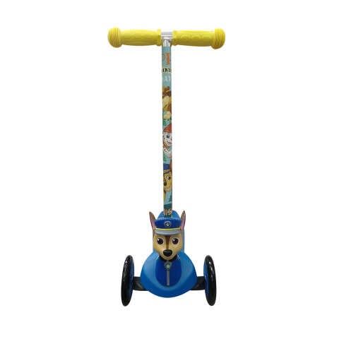Monopatín Infantil 3d Paw Patrol Con 3 Ruedas Oficial CELESTE