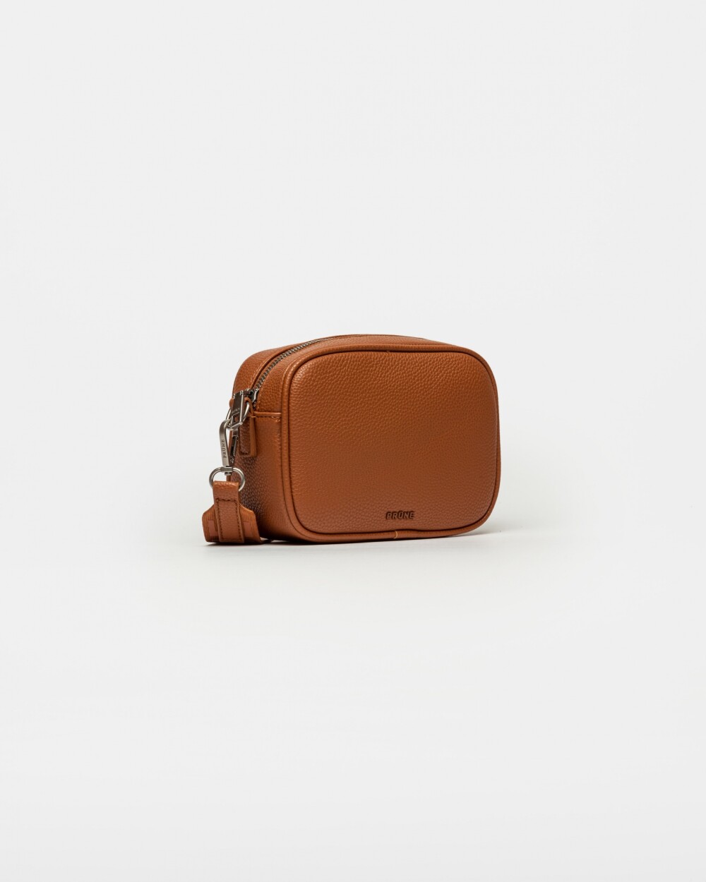 Mini Bag Adisa En Efecto Cuero Graneado Cuoio