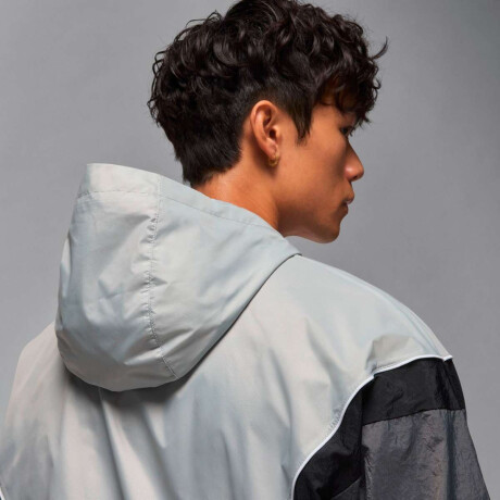 Abrigo Jordan Brooklyn Hooded Draft de Hombre gris