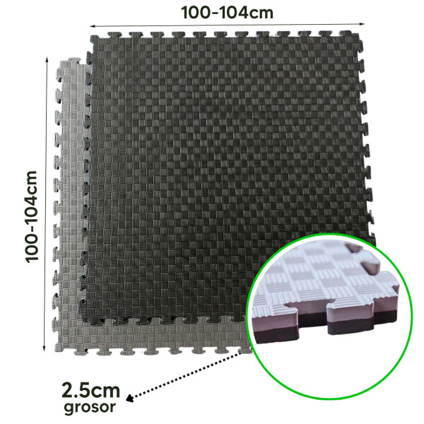Tatami Reversible En Dos Tonos (precio Por Unidad) GRIS