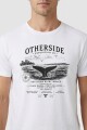 Camiseta estampada Ballena BLANCO