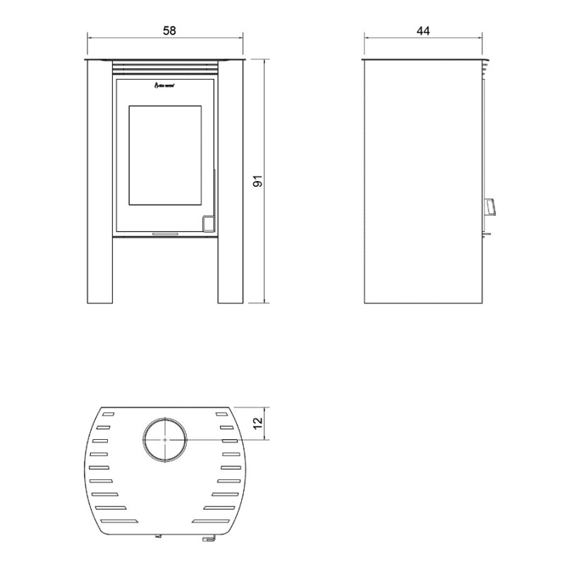 Calefactor Turín 140 Eko Varmo Calefactor Turín 140 Eko Varmo