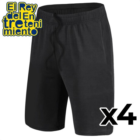 Short Deportivo Set X 4 Unidades Para Entrenamiento Short Deportivo Set X 4 Unidades Para Entrenamiento