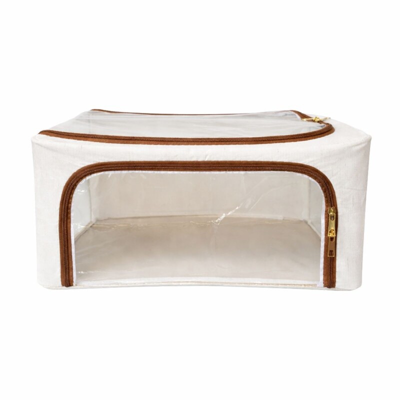 Caja Organizadora Zapatos Calzado Plegable Ropero Armario - Color Beige - Talle M Caja Organizadora Zapatos Calzado Plegable Ropero Armario - Color Beige - Talle M