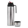 TERMO 1 LITRO ACERO INOXIDABLE DOBLE CAPA CON MANIJA PICO CEBADOR ROJO TERMO 1 LITRO ACERO INOXIDABLE DOBLE CAPA CON MANIJA PICO CEBADOR ROJO