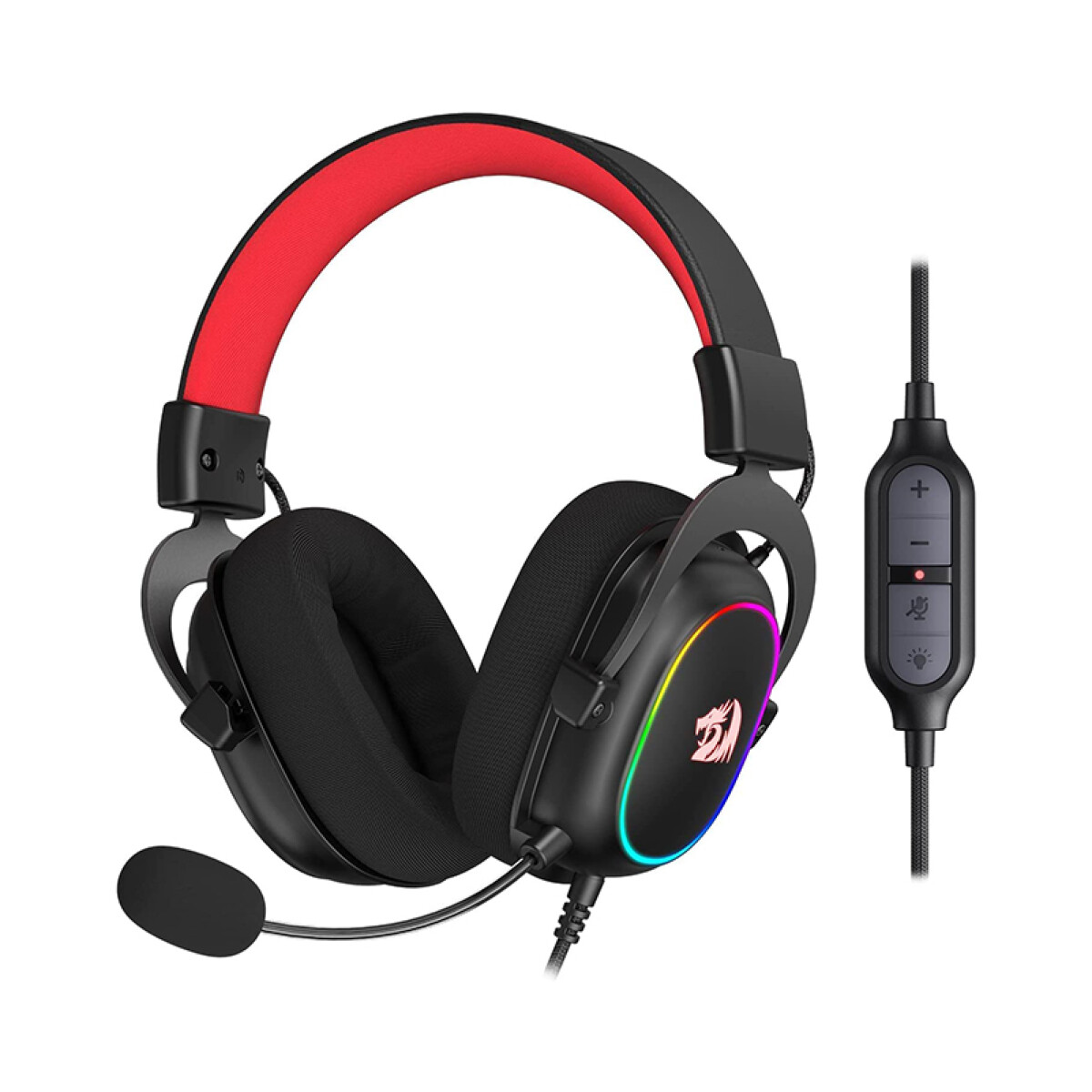 Auriculares Gamer Redragon Zeus-X H510 Black con Microfono 