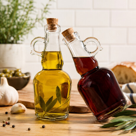 Aceitera Set Set 2 Unidades de Vidrio 250 ml Ecologic Aceitera Set Set 2 Unidades de Vidrio 250 ml Ecologic
