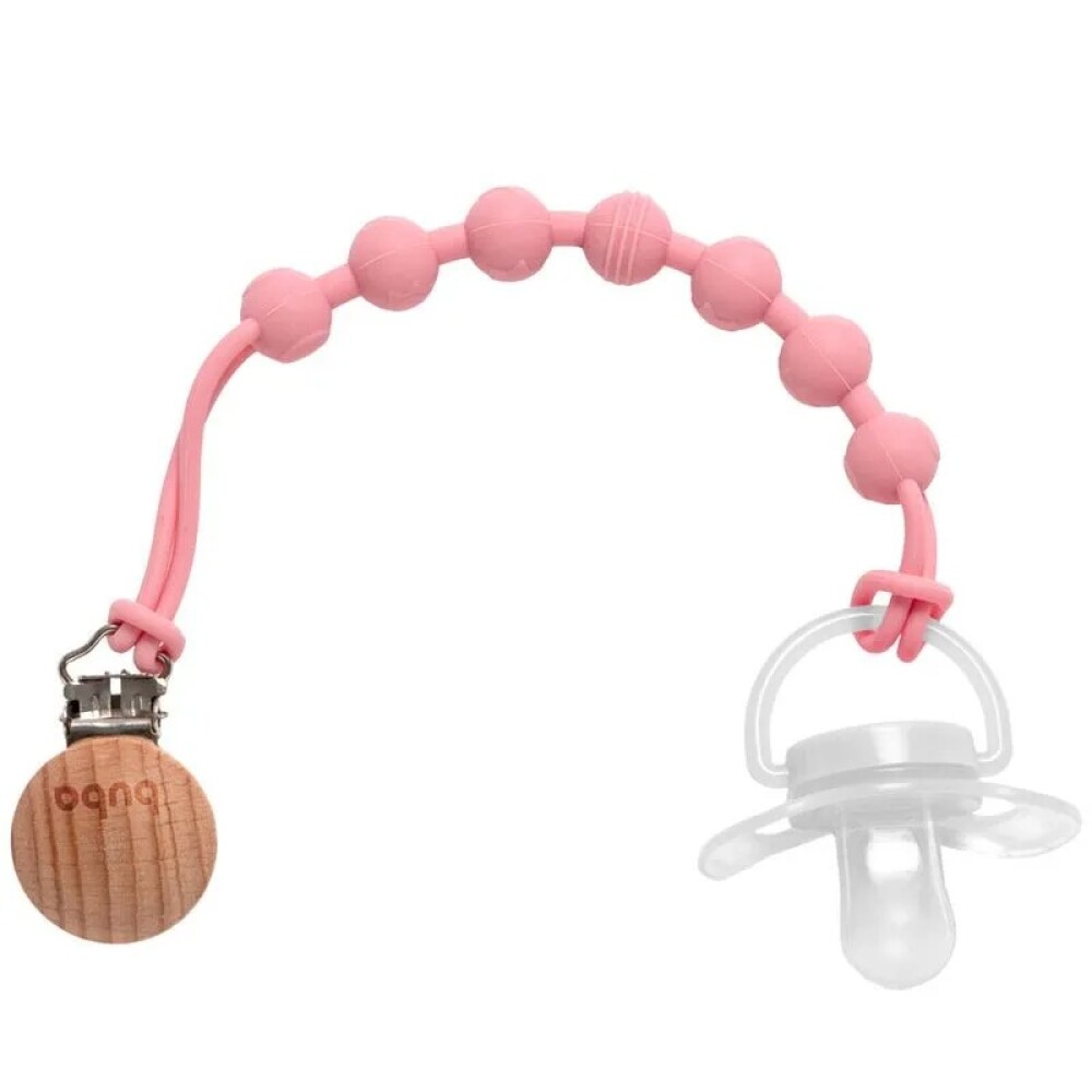 Clip bambu silicona BUBA new rosa